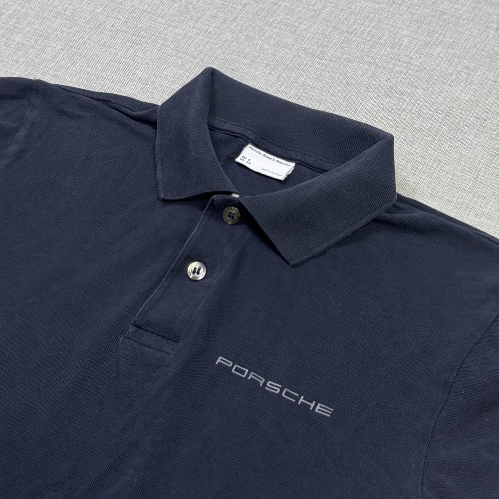 Porsche Driver's Selection Polo Womens XS Blue Cotton Performance Racing